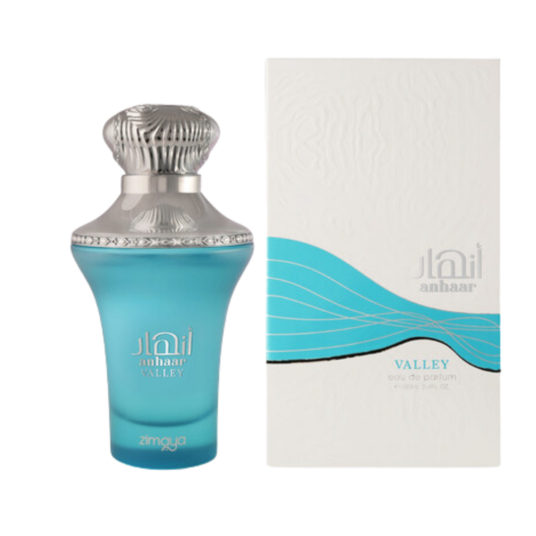 Anhaar Valley by Zimaya box and bottle
