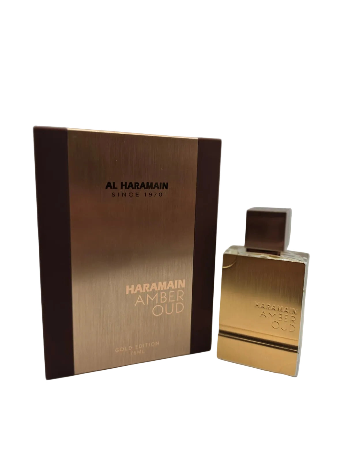 Amber Oud Gold Bottle and Box