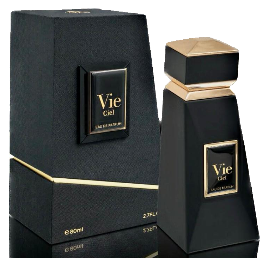 Vie Ciel by Fragrance World, box and bottle