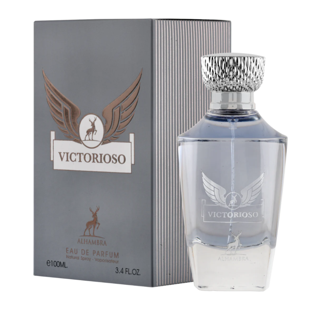 Victorioso by Maison Alhambra, bottle and box