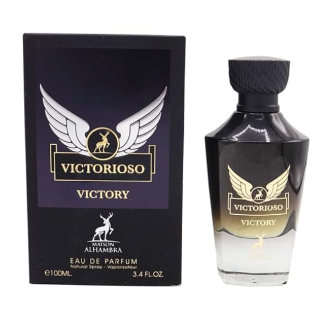 Victorioso Victory by Maison Alhambra, bottle and box