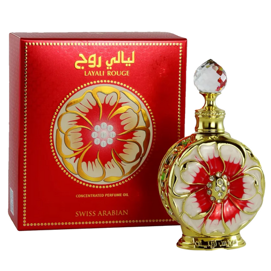 Layali Rouge Perfume Oil by Swiss Arabian