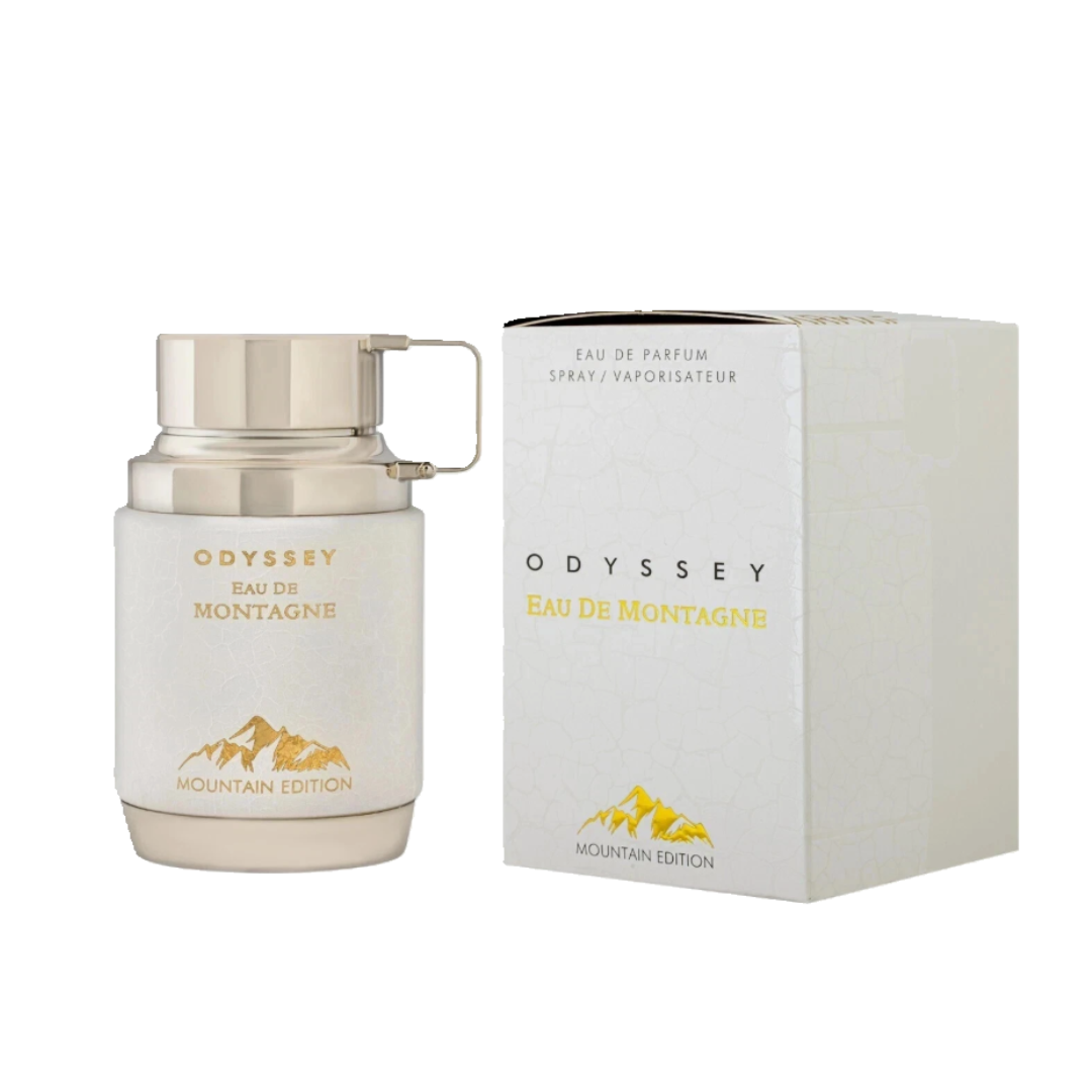 Odyssey Eau de Montagne box and bottle