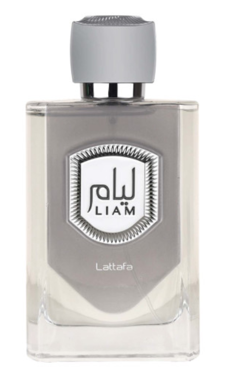 Liam Silver Eau de Parfum by Lattafa, bottle