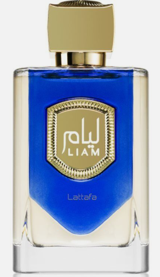 Liam Blue Shine by Lattafa, bottle