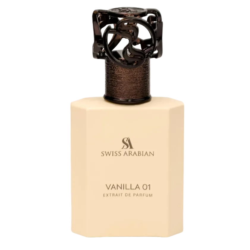 Swiss Arabian Vanilla 01 perfume bottle on a white background